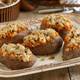 Stuffed Sweet Potatoes with Pecan and Marshmallow Streusel
